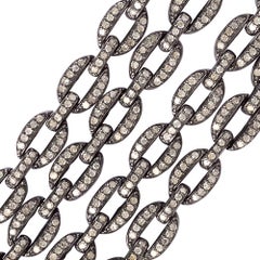 8,59 Karat Diamant-Statement-Kette Armband