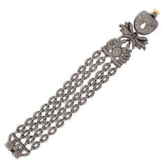 8.59 Carat Diamond Statement Chain Bracelet