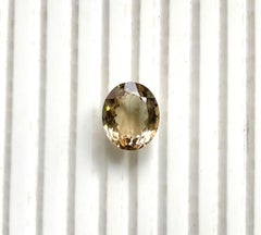 8,59 Karat Gelber Turmalin Oval Facettenschliff Stein Feiner Schmuck Natürlicher Edelstein