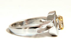 .85 Carat Natural Fancy Light Brown Diamond Ring 14 Karat Infinity Wrap