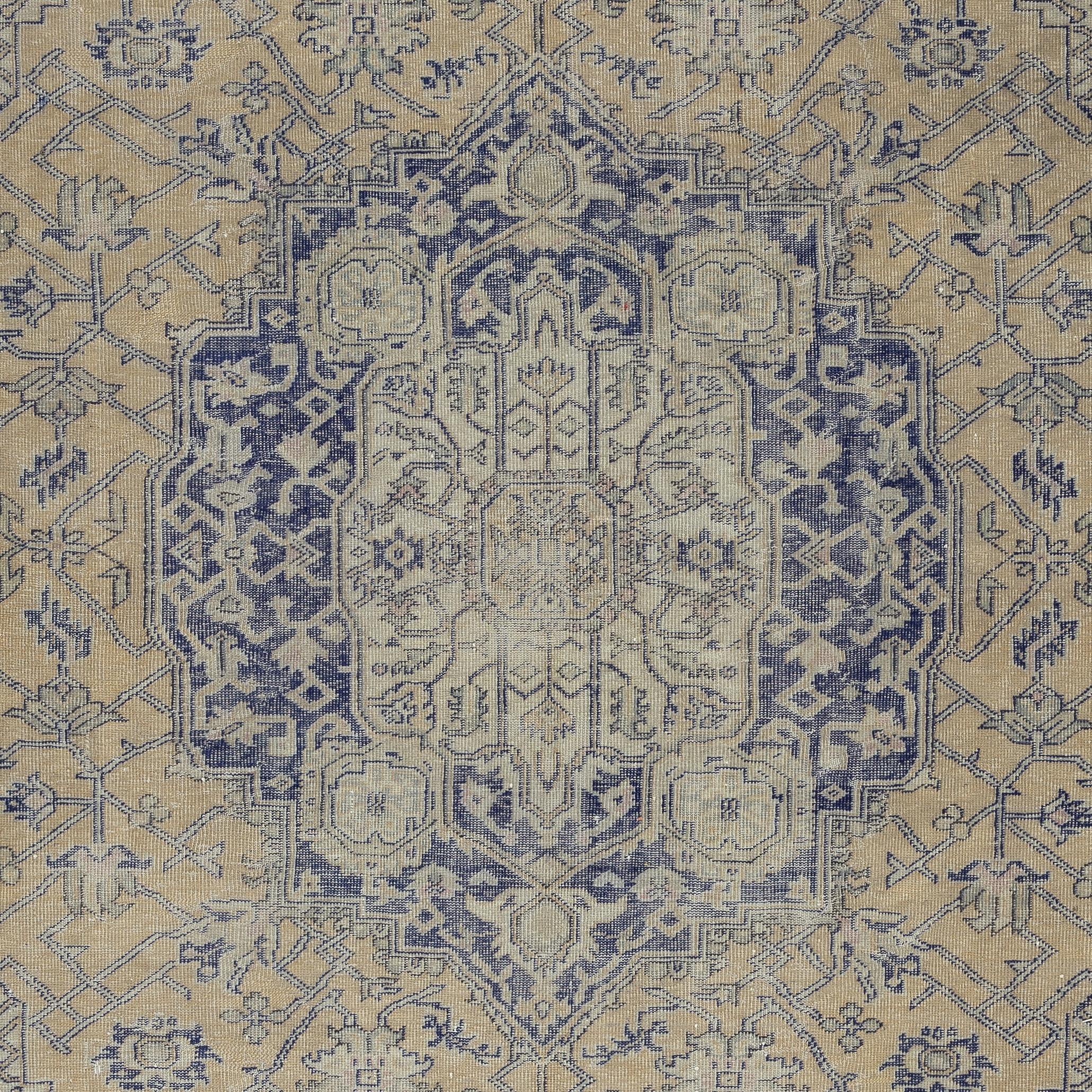 Turco 8,5x11,5 Ft Tappeto fatto a mano vintage unico nel suo genere per la casa, arredamento country e casalingo in vendita