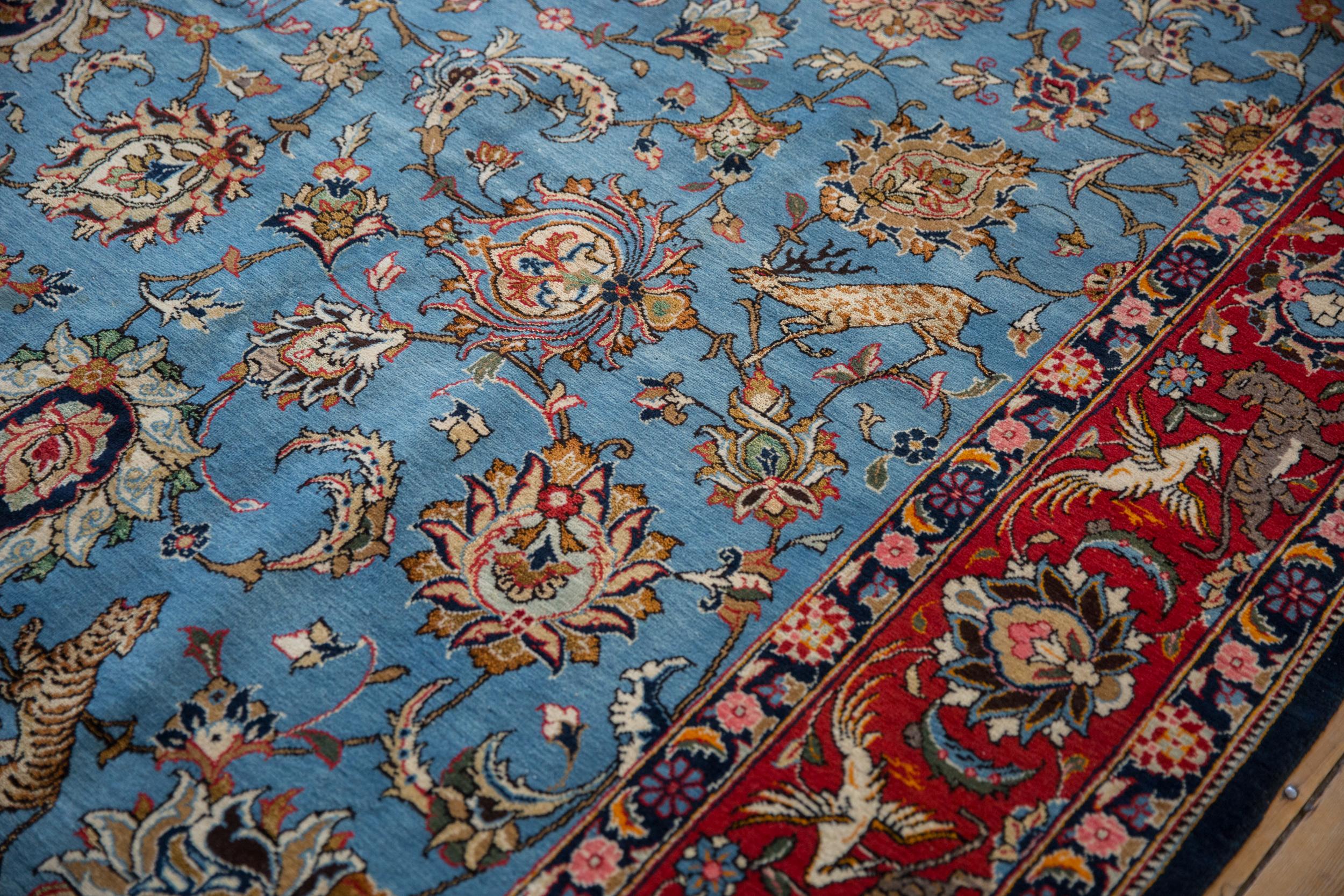 Vintage Qom Carpet For Sale 2