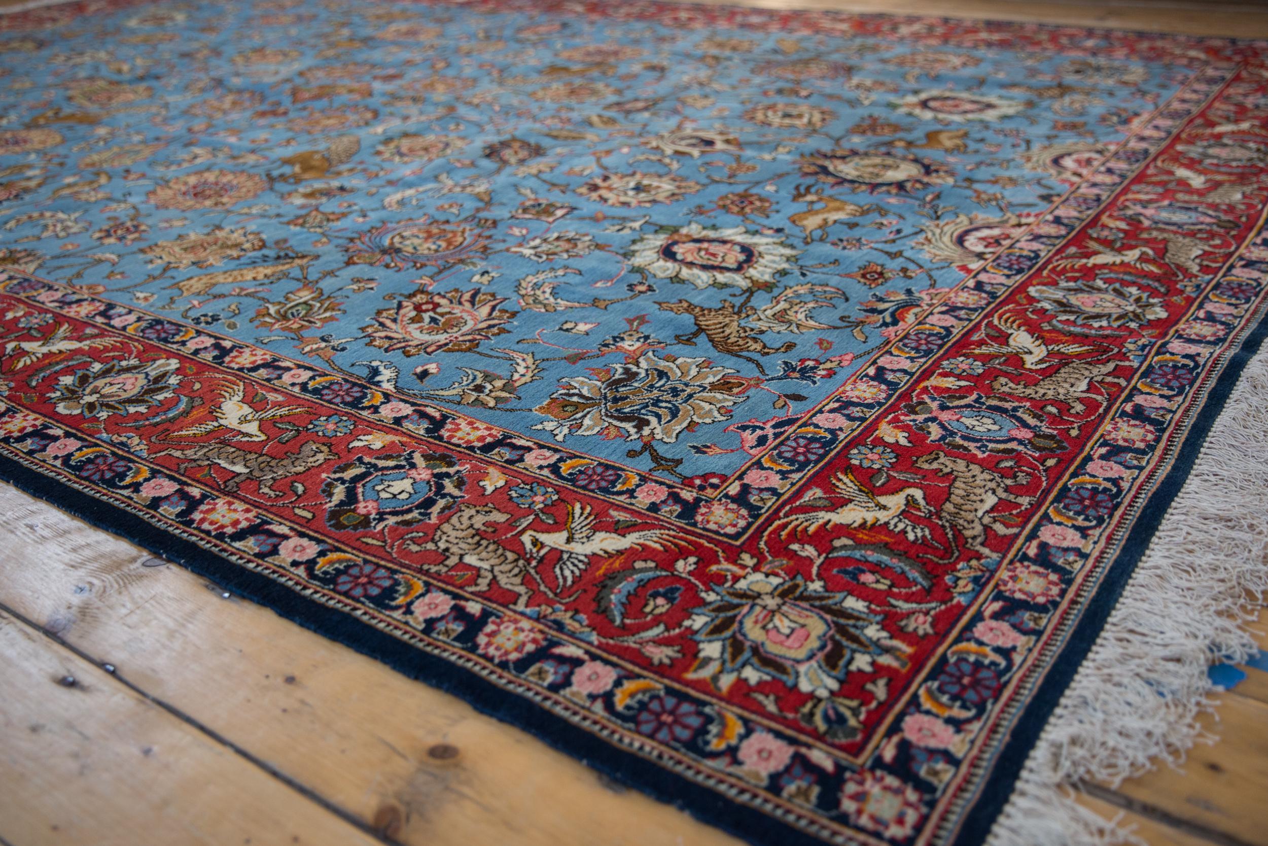 Vintage Qom Carpet For Sale 5