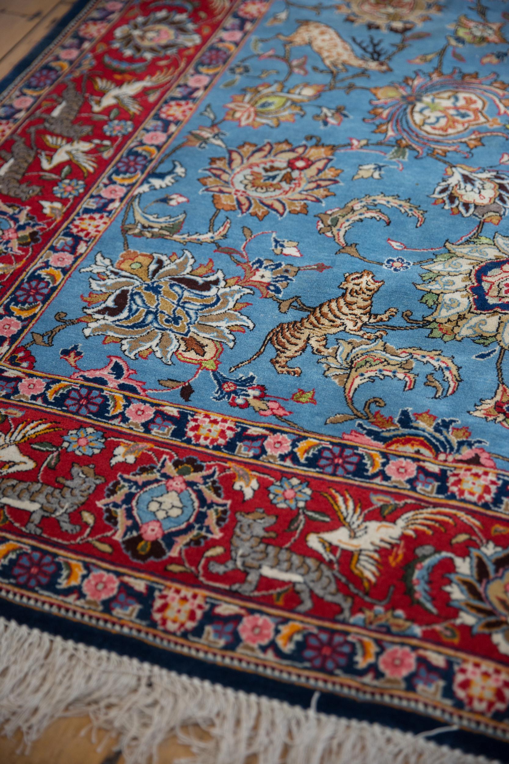 Vintage Qom Carpet For Sale 7