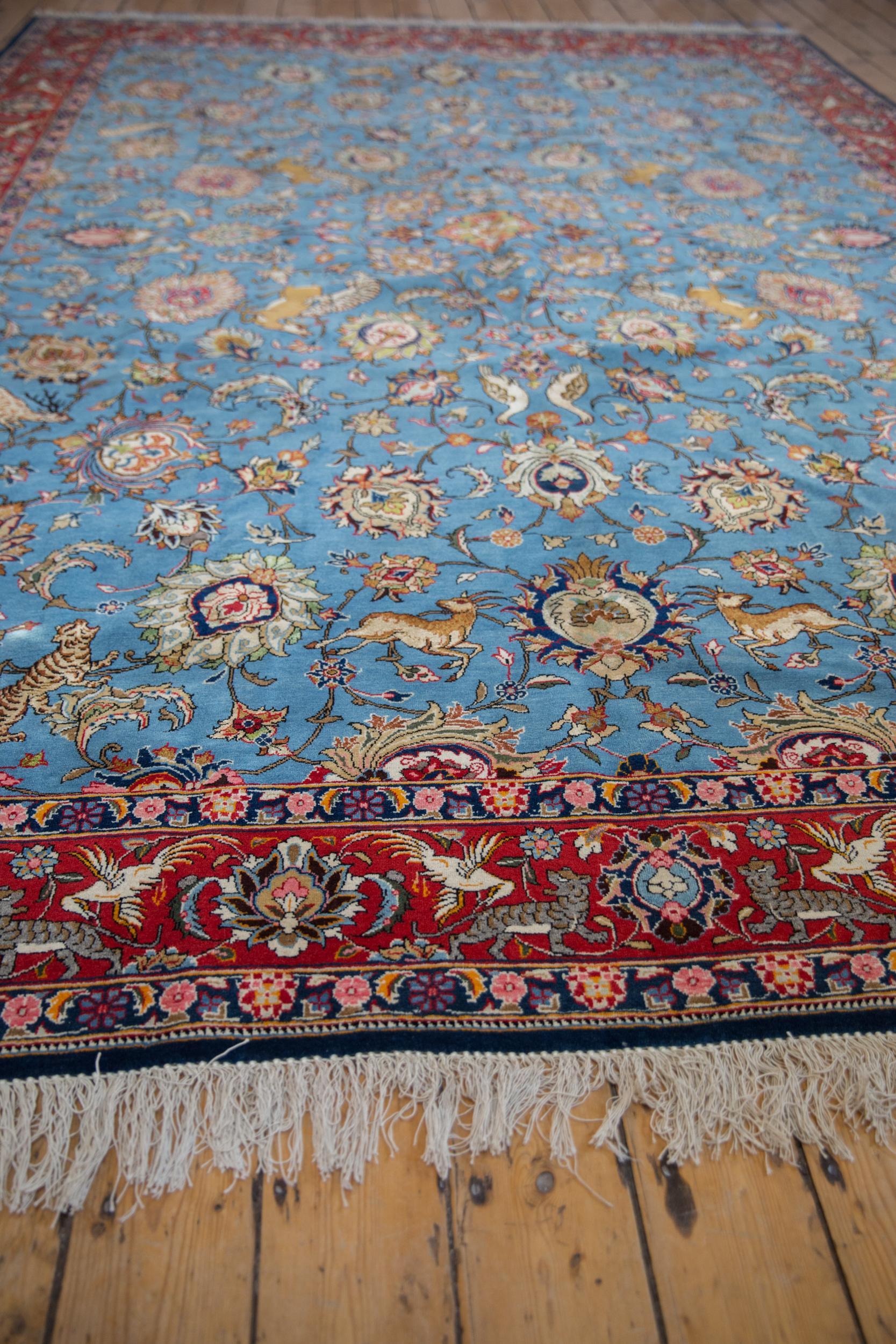Tappeto vintage Qom in vendita 8