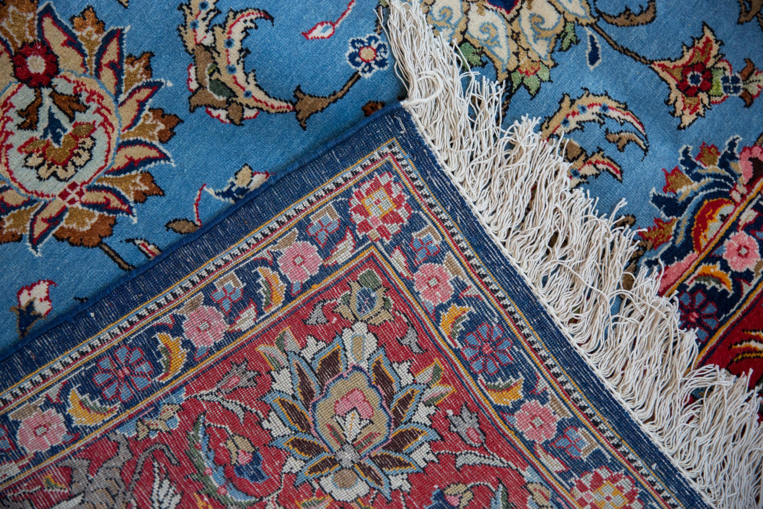 Vintage Qom Carpet For Sale 11