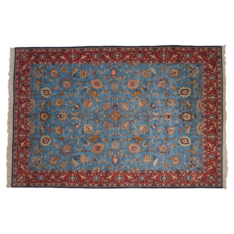 Vintage Qom Carpet For Sale at 1stDibs