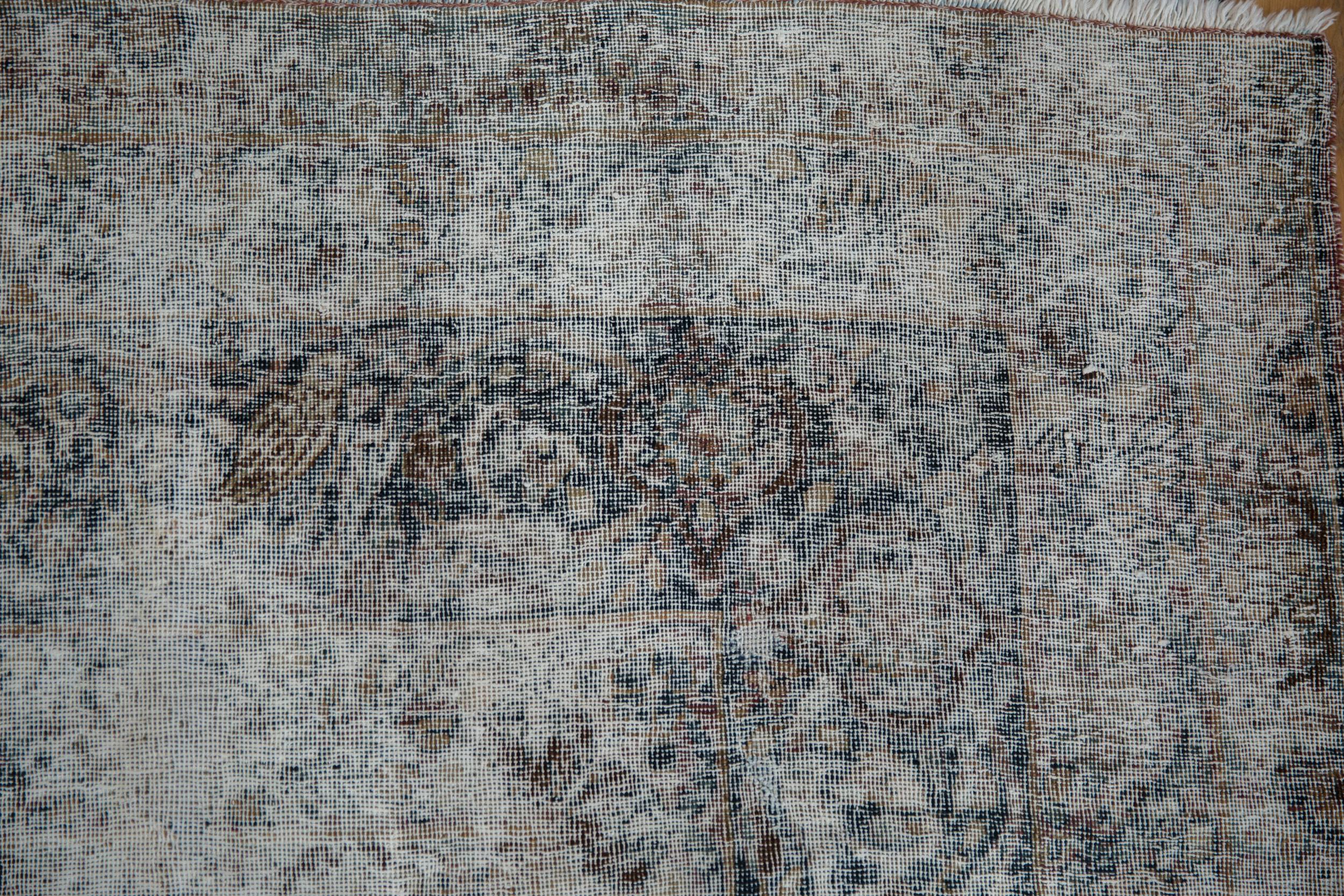 Other Antique Distressed Kerman Carpet For Sale