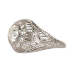 .86 Carat Diamond Platinum Engagement Ring
