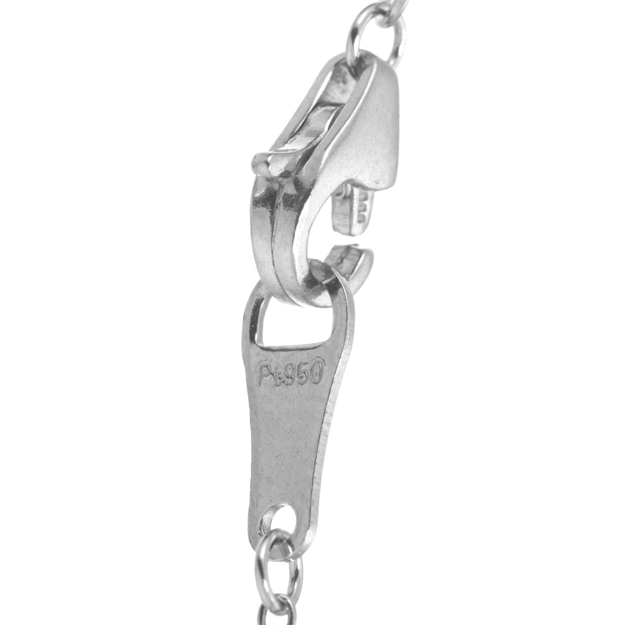 .86 Carat Old European Cut Diamond Platinum Compass Pendant Necklace Pour femmes en vente
