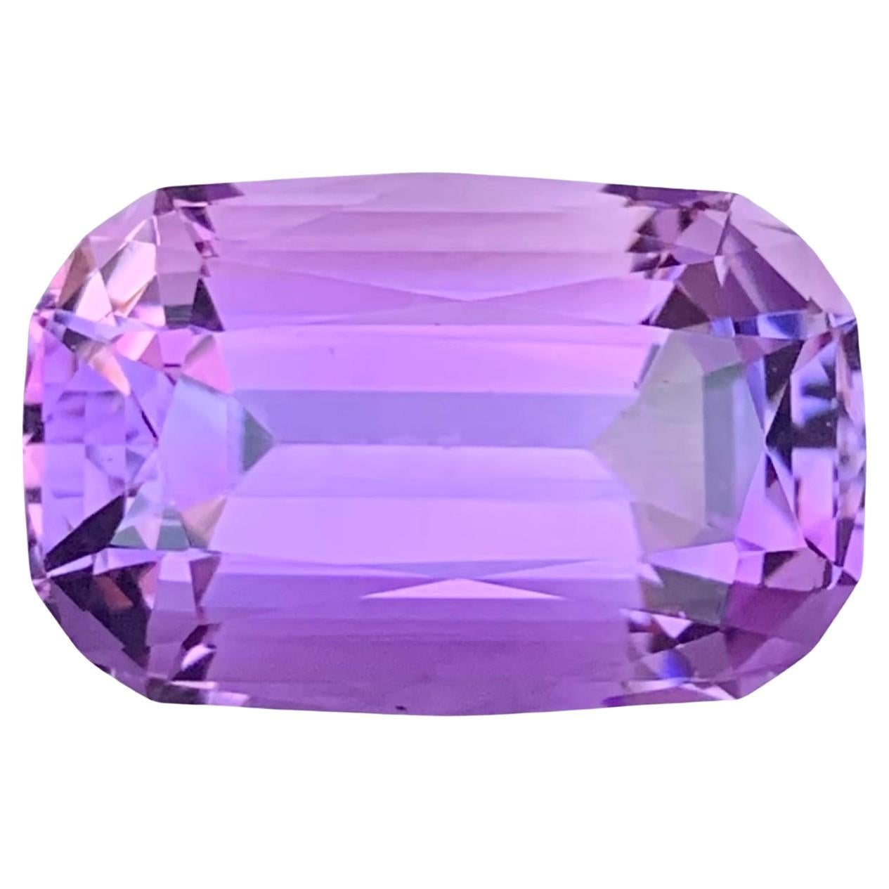 8.60 Carat Natural Loose Amethyst Long Cushion Shape Gemstone
