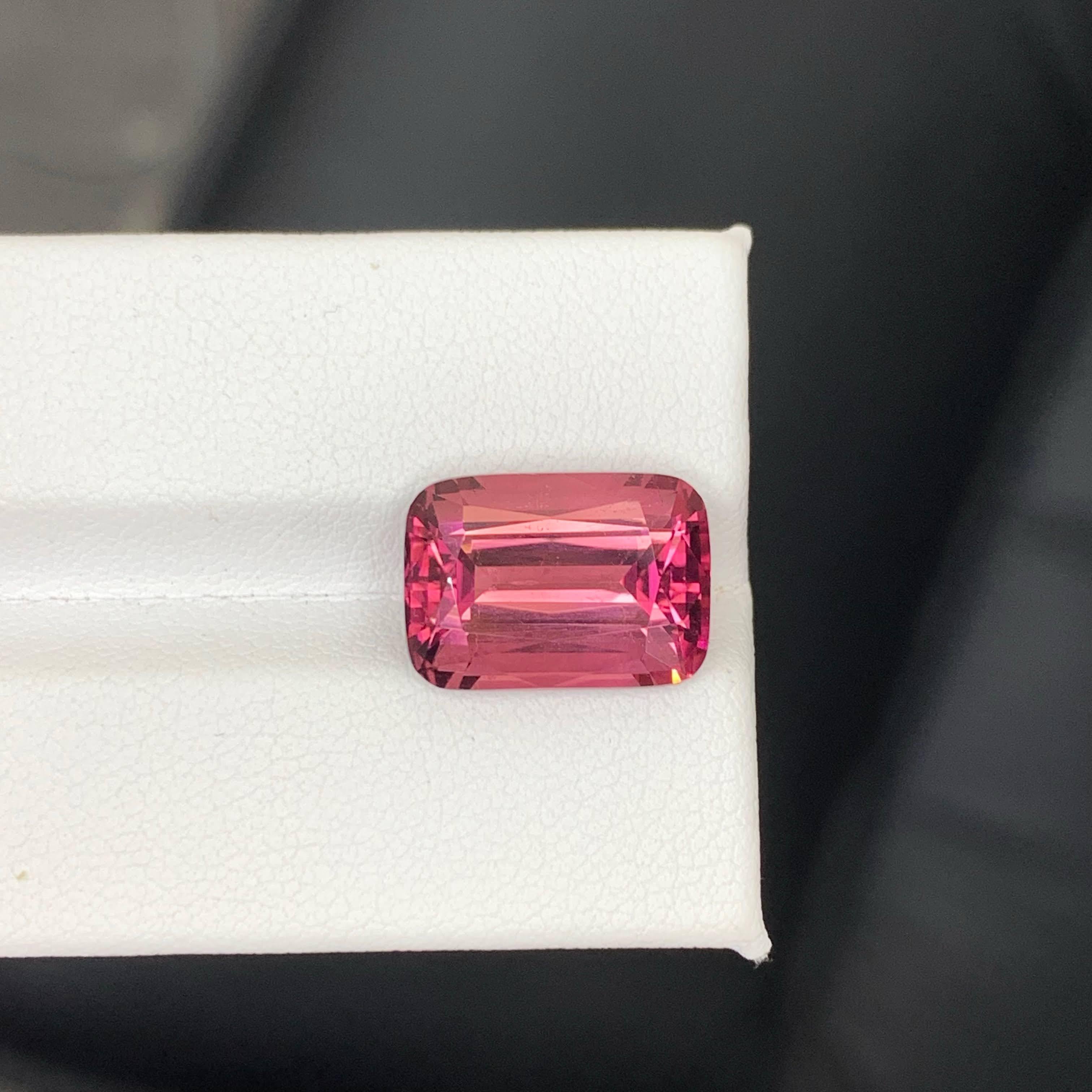 8.60 Carati di tormalina rosa sfusa Nature taglio cuscino Gemma afgana in vendita 5