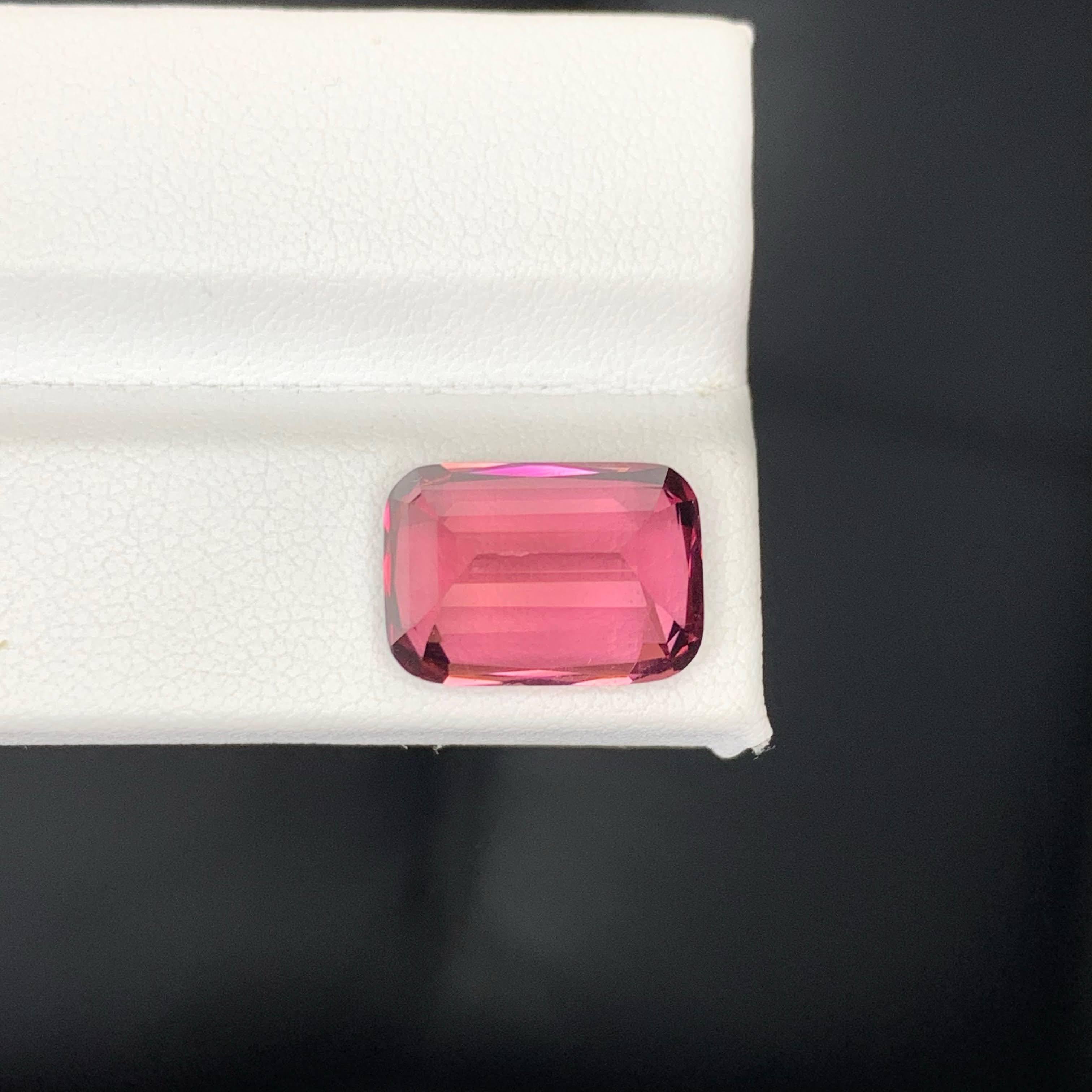 8.60 Carati di tormalina rosa sfusa Nature taglio cuscino Gemma afgana in vendita 3