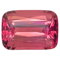 8.60 Carat Natural Loose Bubblegum Pink Tourmaline Cushion Cut Afghan Gemstone