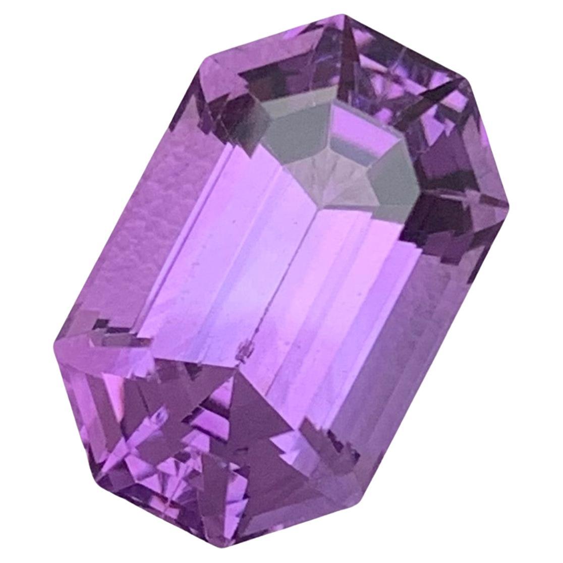 8.60 Carat Natural Loose Lavender Purple Amethyst February Birthstone Gift For Sale