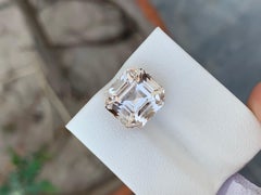 8.60 Carat Natural Loose Skardu Topaz Asscher Cut Gem For Jewellery Making
