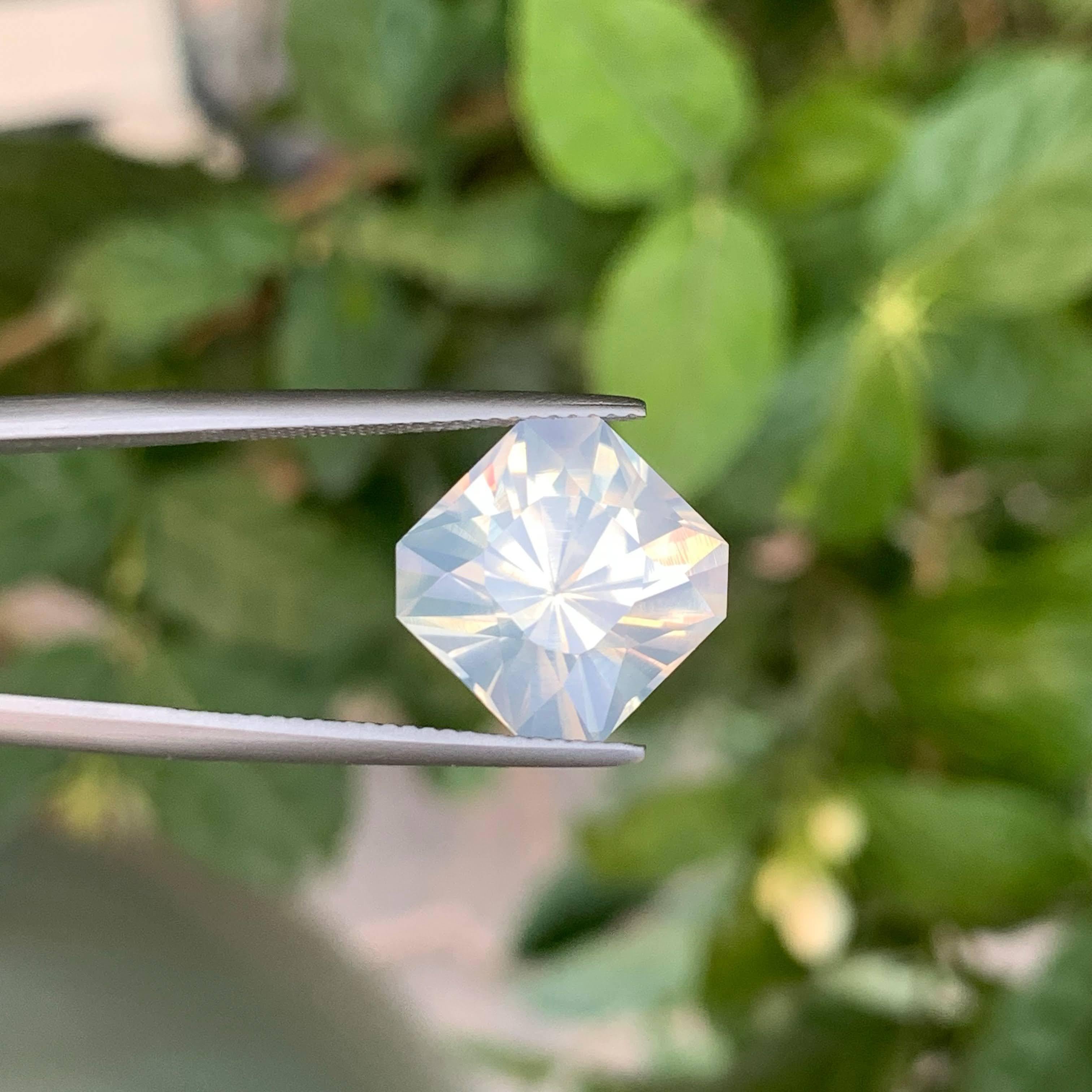8,60 quilates Piedra suelta de Cuarzo Lechoso Facetada Gema Natural Africana en Nuevo estado para la venta en Bangkok, TH