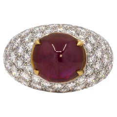 8.61 Carat Burma Ruby Ring