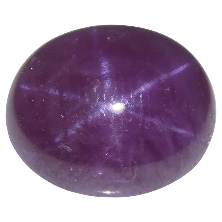 8,61ct Ovaler Cabochon Purpurroter Sternrubin aus Vietnam
