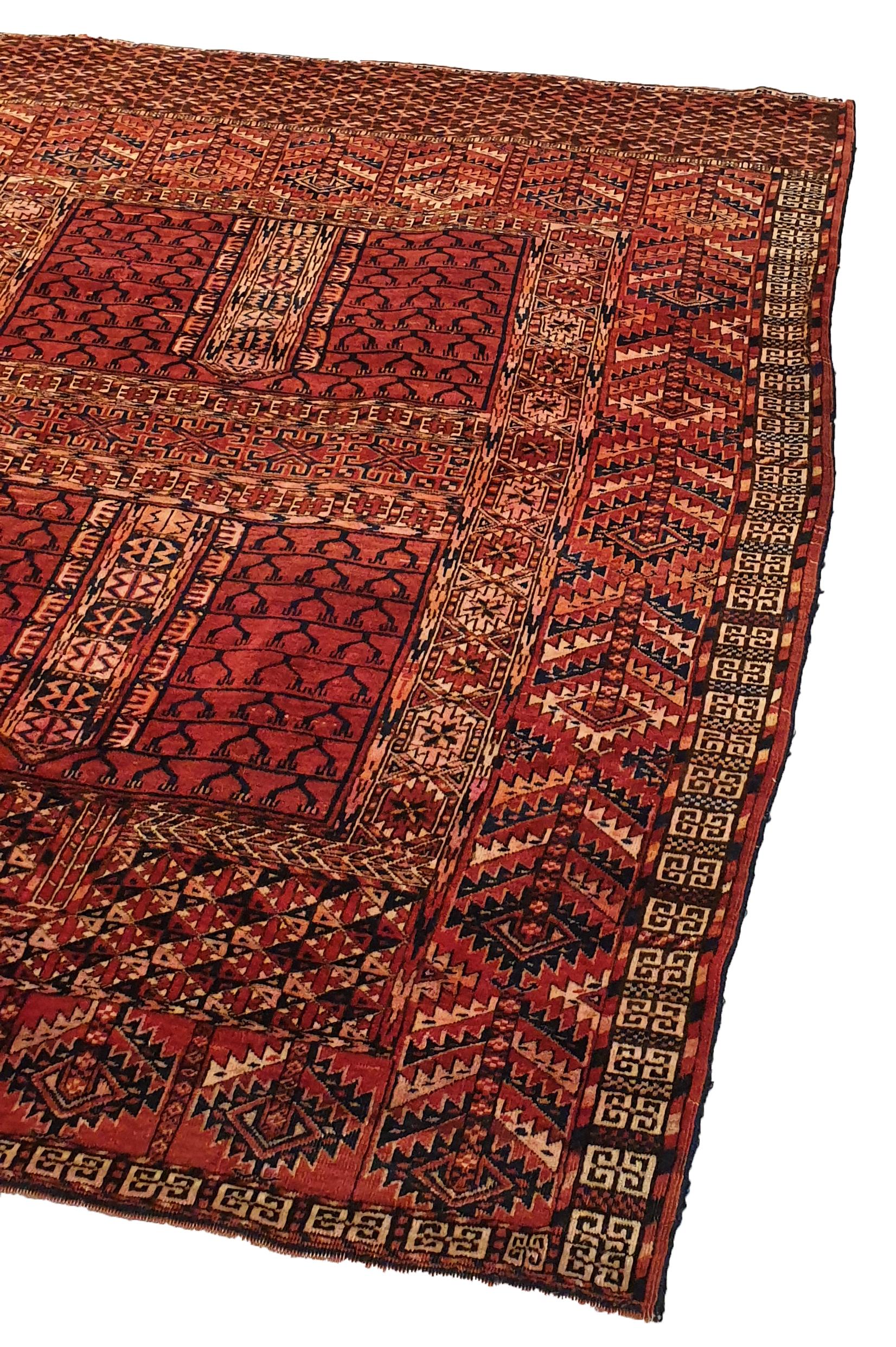 Tribal 862 - Nice Antique Turkmen Hatchlou Rug For Sale
