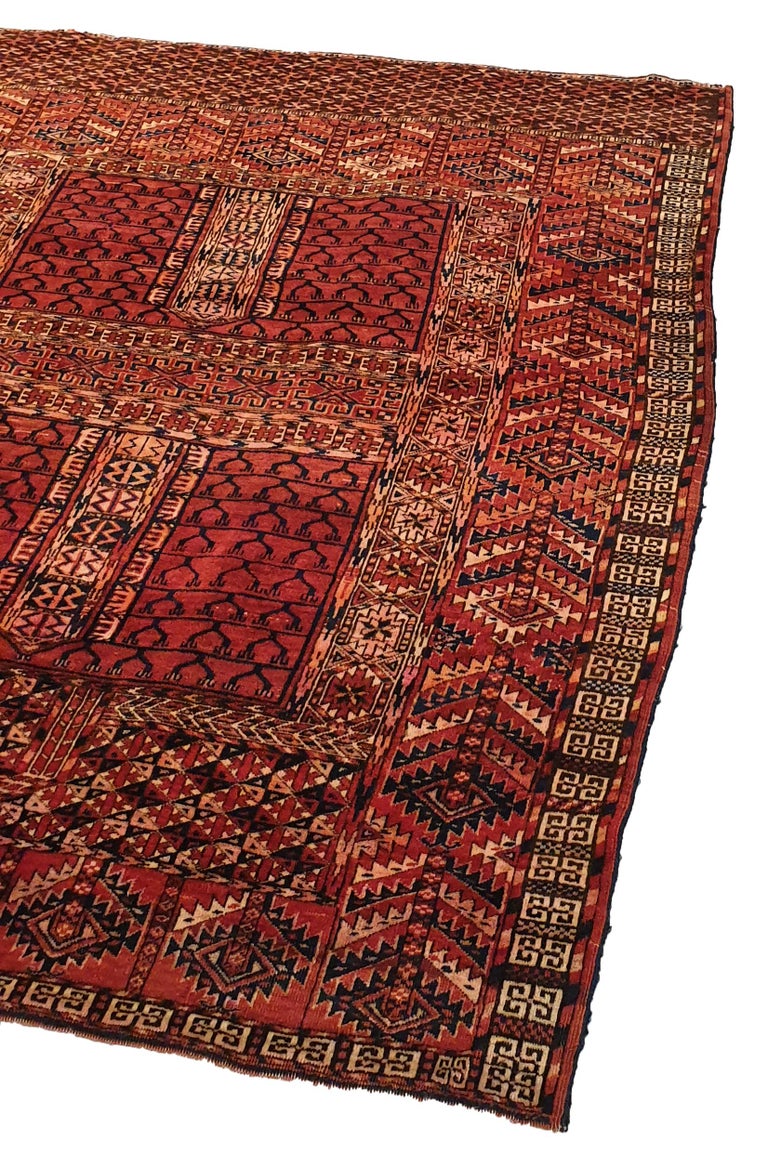 Hatchlu Rug 862 - Nice Antique Turkmen Hatchlou Rug For Sale at 1stDibs