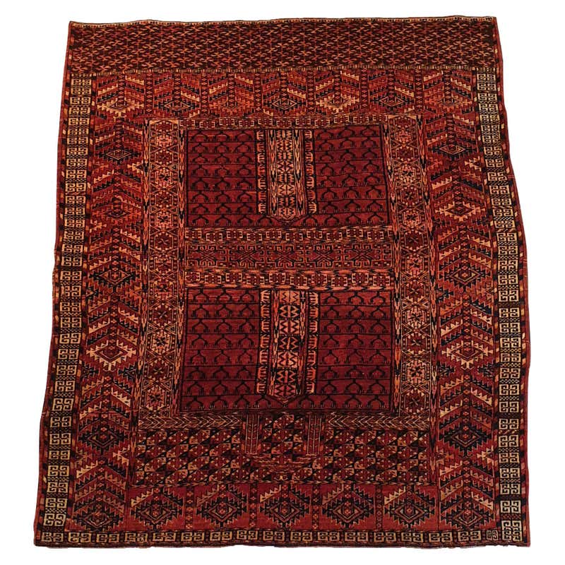 Yomut Turkmen Carpet at 1stDibs