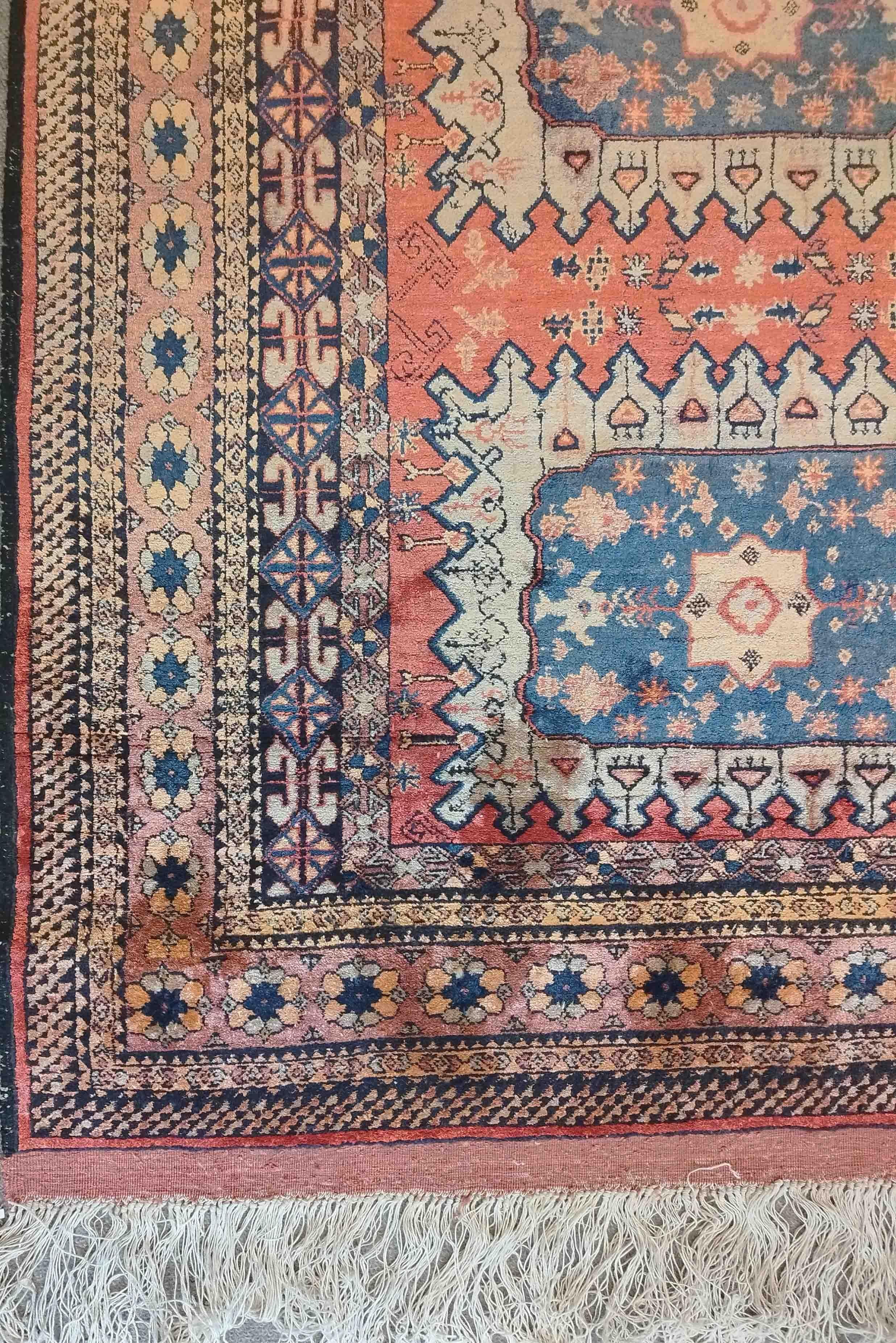 Mid-20th Century 864 - Afghan Silk Rug, 20th Century For Sale