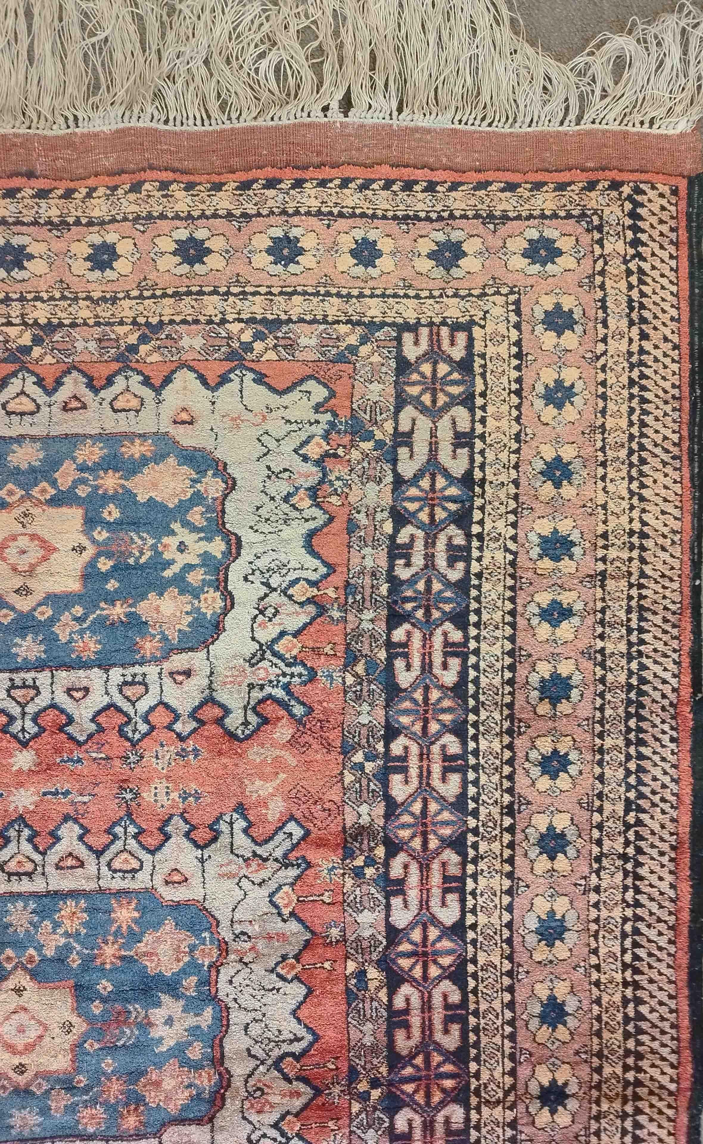 864 - Afghan Silk Rug, 20th Century For Sale 2