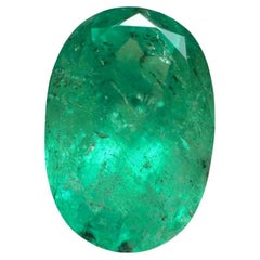 8,64 Quilates Esmeralda Verde Colombiana Pecas Talla Oval - Gema Natal de Mayo