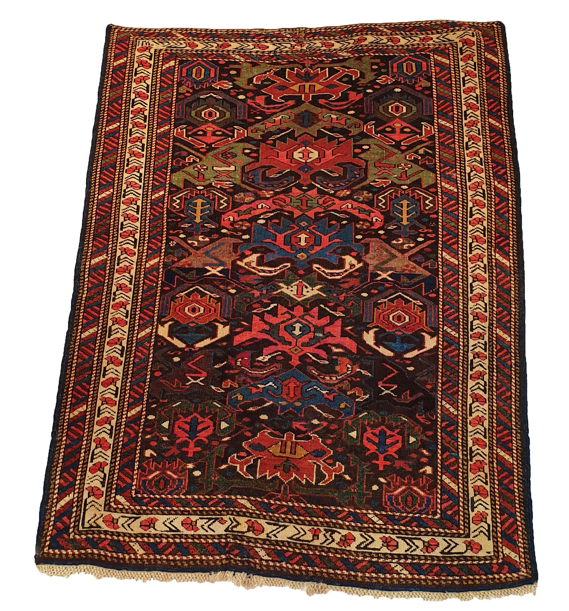 865 - Tapis caucasien du 19ème siècle Chirvan BIJOF.