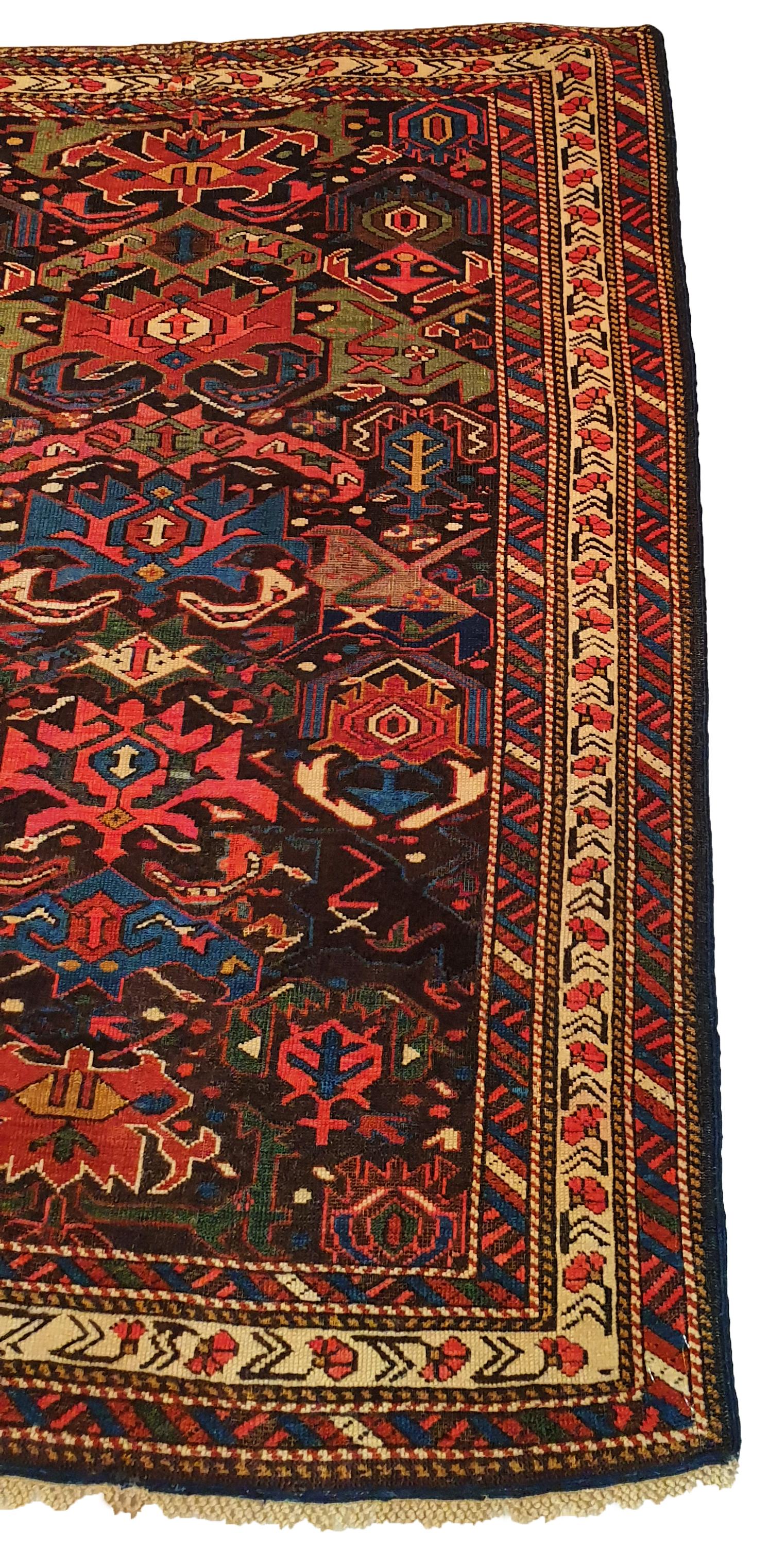 Tribal 865 - 19th Century Caucasian Rug For Sale