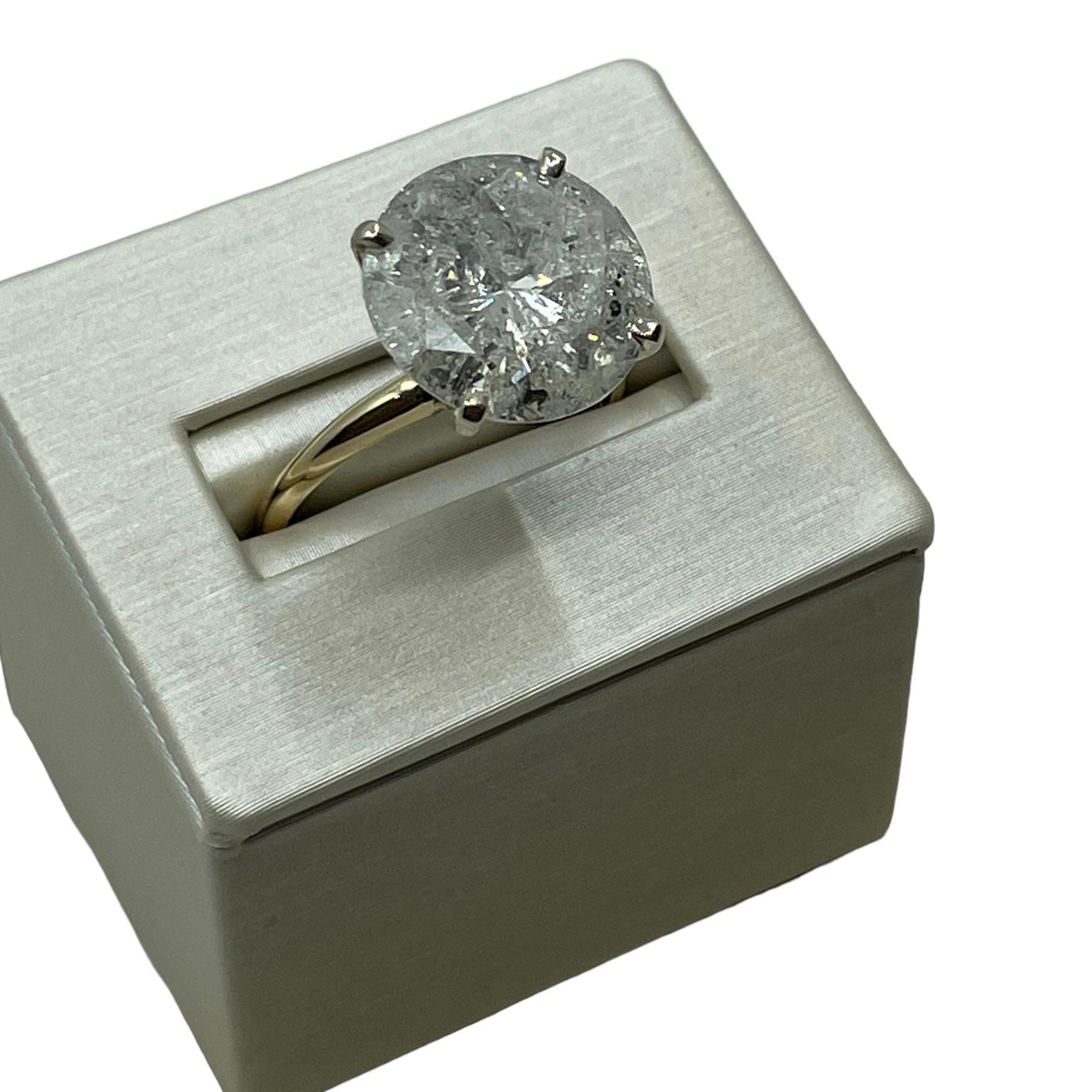 Verlobungs-/Cocktailring mit 8,65 Karat Diamant für Damen oder Herren im Angebot