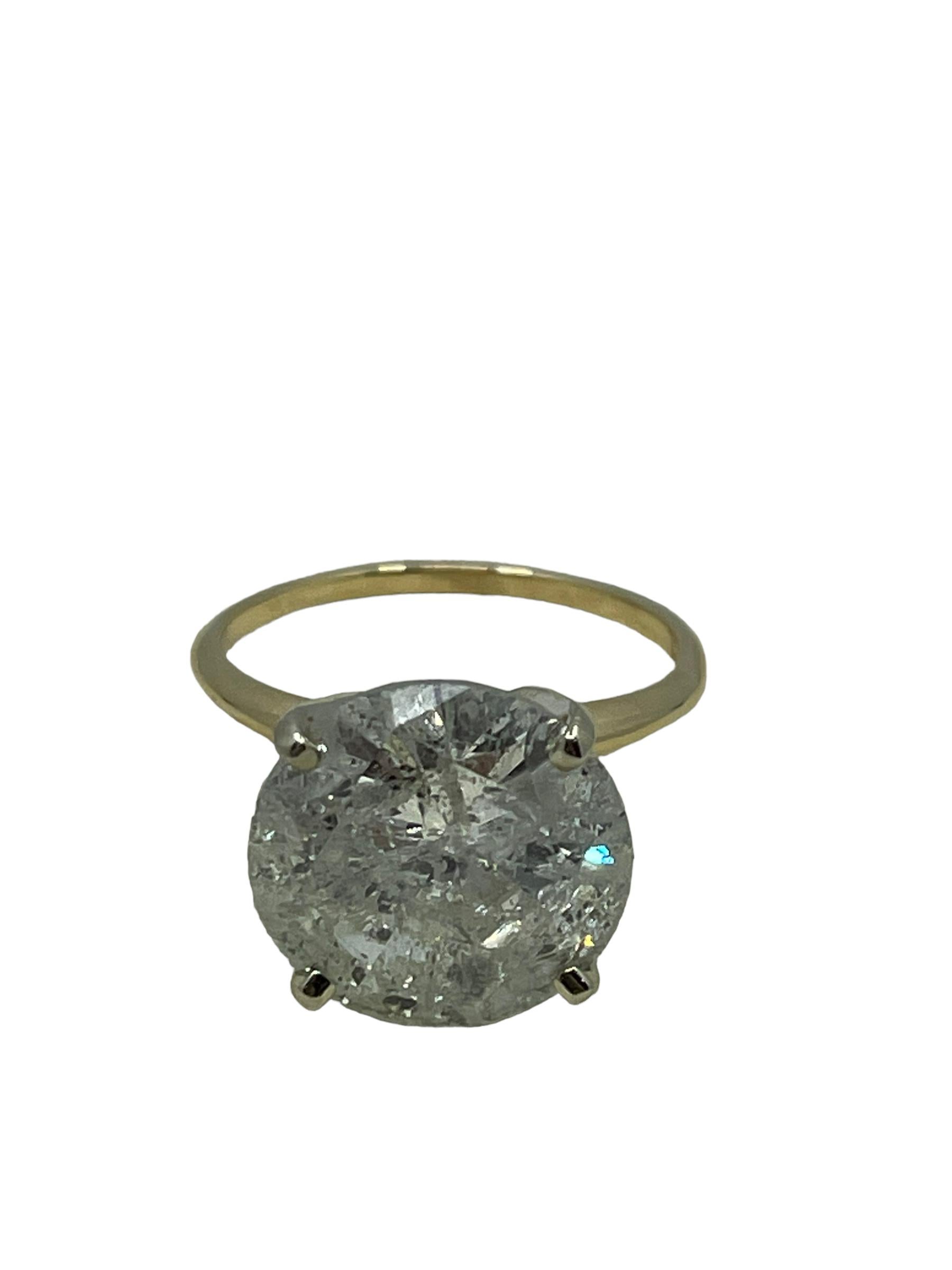 Verlobungs-/Cocktailring mit 8,65 Karat Diamant im Angebot 3