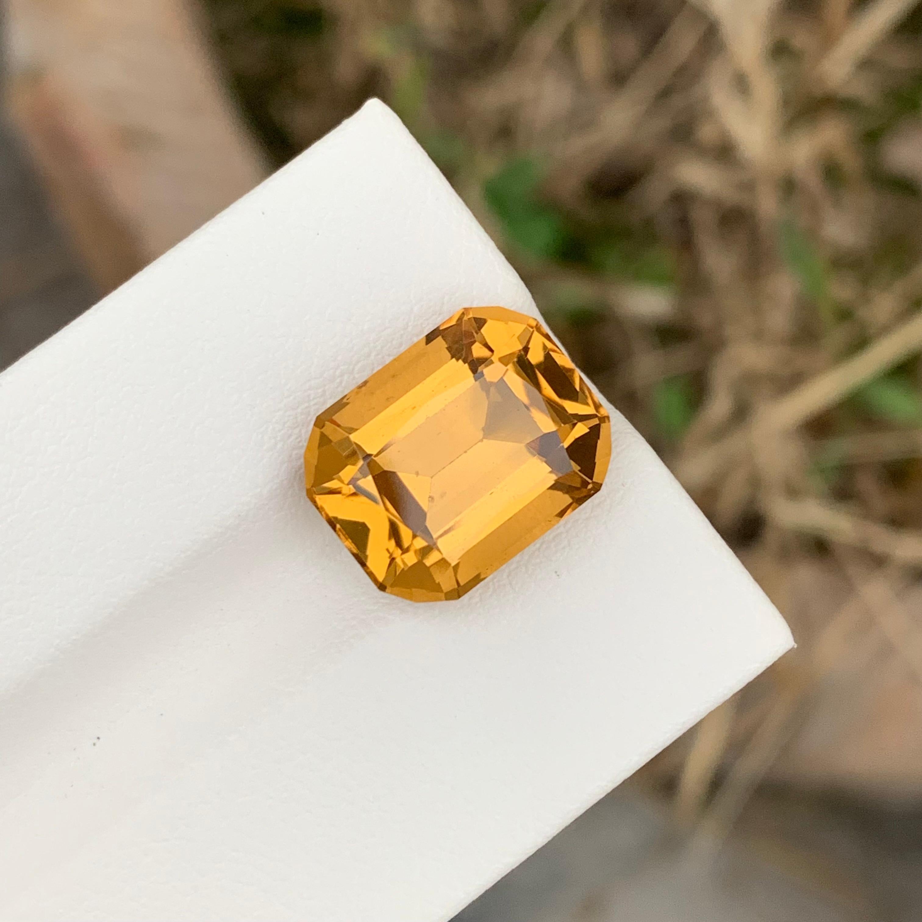 Loose Citrine
Weight: 8.65 Carats
Dimension: 13.9 x 10.9 x 8.4 Mm
Origin: Brazil
Colour: Honey Brown
Treatment: Non
Certficate: On Demand
Shape: Cushion 


Citrine, a radiant and versatile gemstone, enchants with its warm, golden hues and remarkable