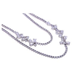 8.65ct Double Layer Diamond Necklace