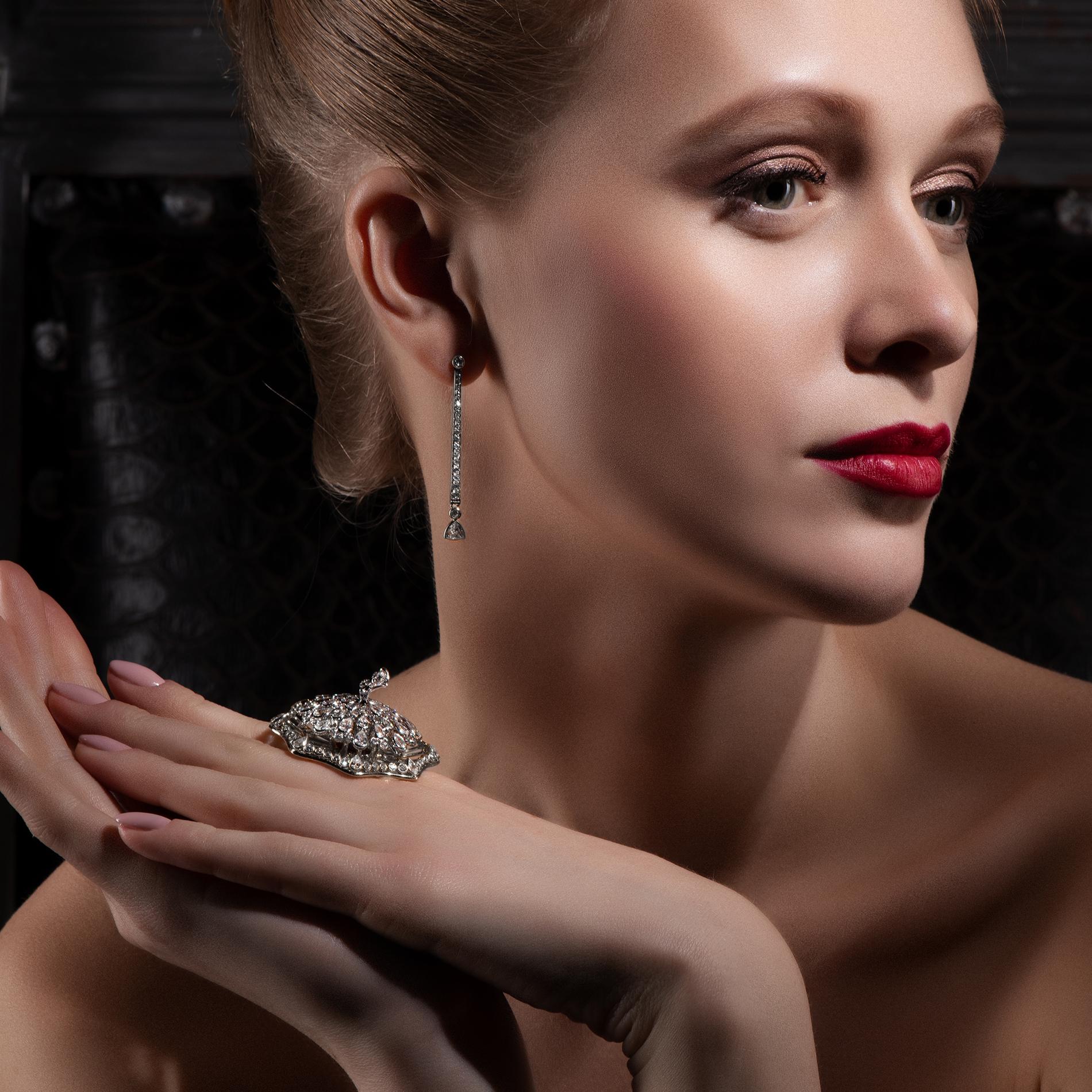 Pear Cut Sybarite Prima Ballerina Ring For Sale
