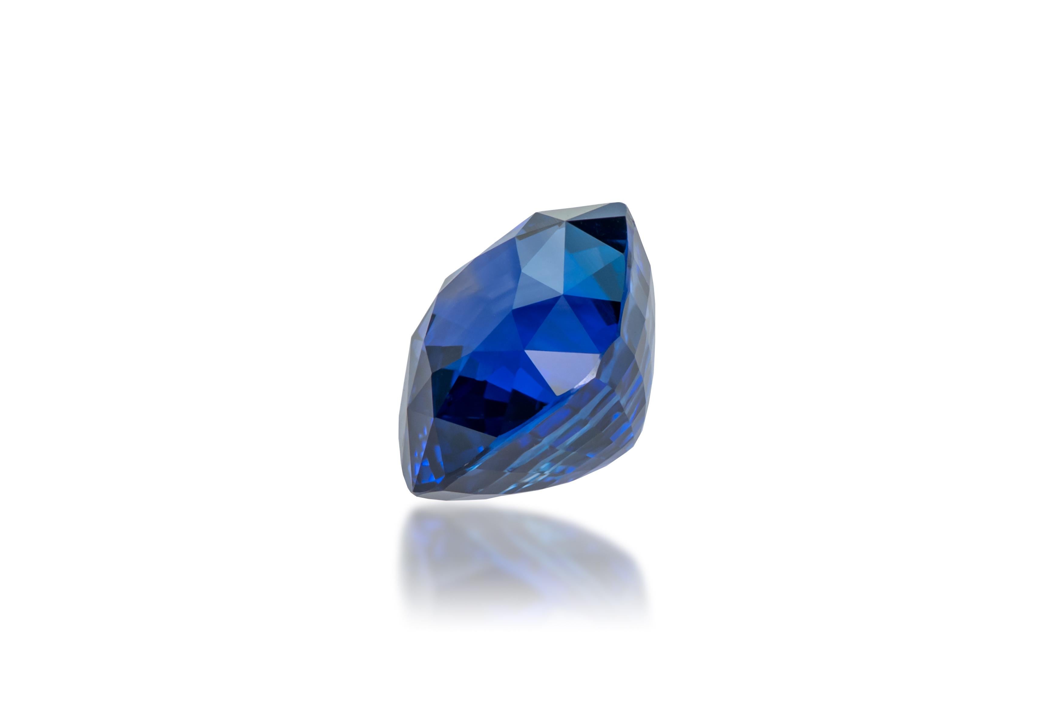 blue sapphire colour chart