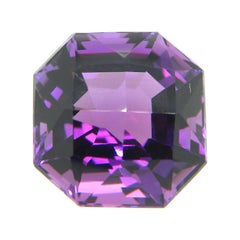 8.69 Carat Natural Burma No Heat Octagon-Cut Vivid Purple Amethyst