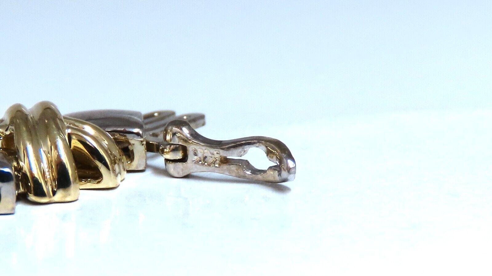.86 Karat natürliche Diamanten Armband 14kt Gold X Gliederarmband im Zustand „Neu“ im Angebot in New York, NY