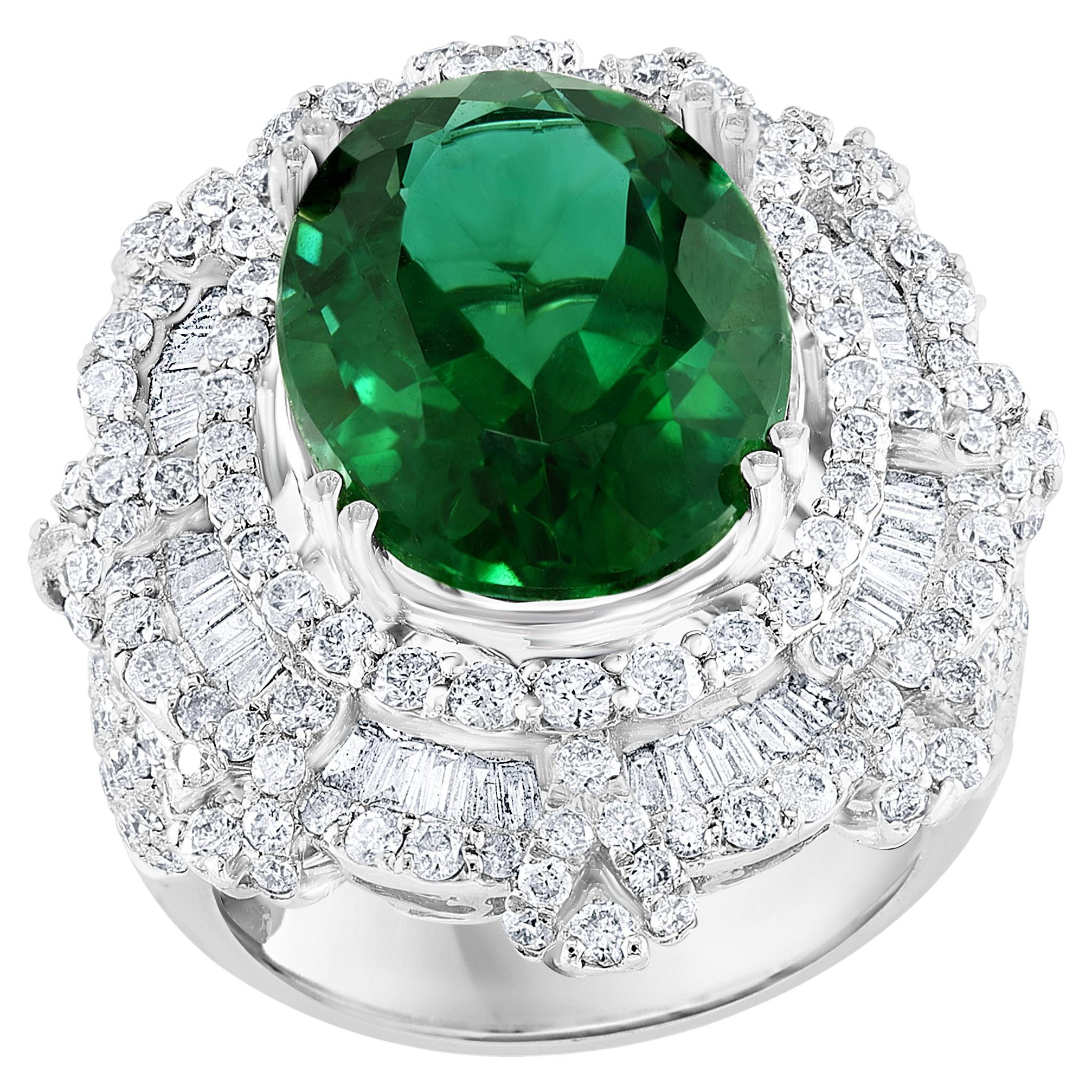 18 Karat Gold Green Jade Diamond Dinner Cocktail Ring For Sale (Free ...