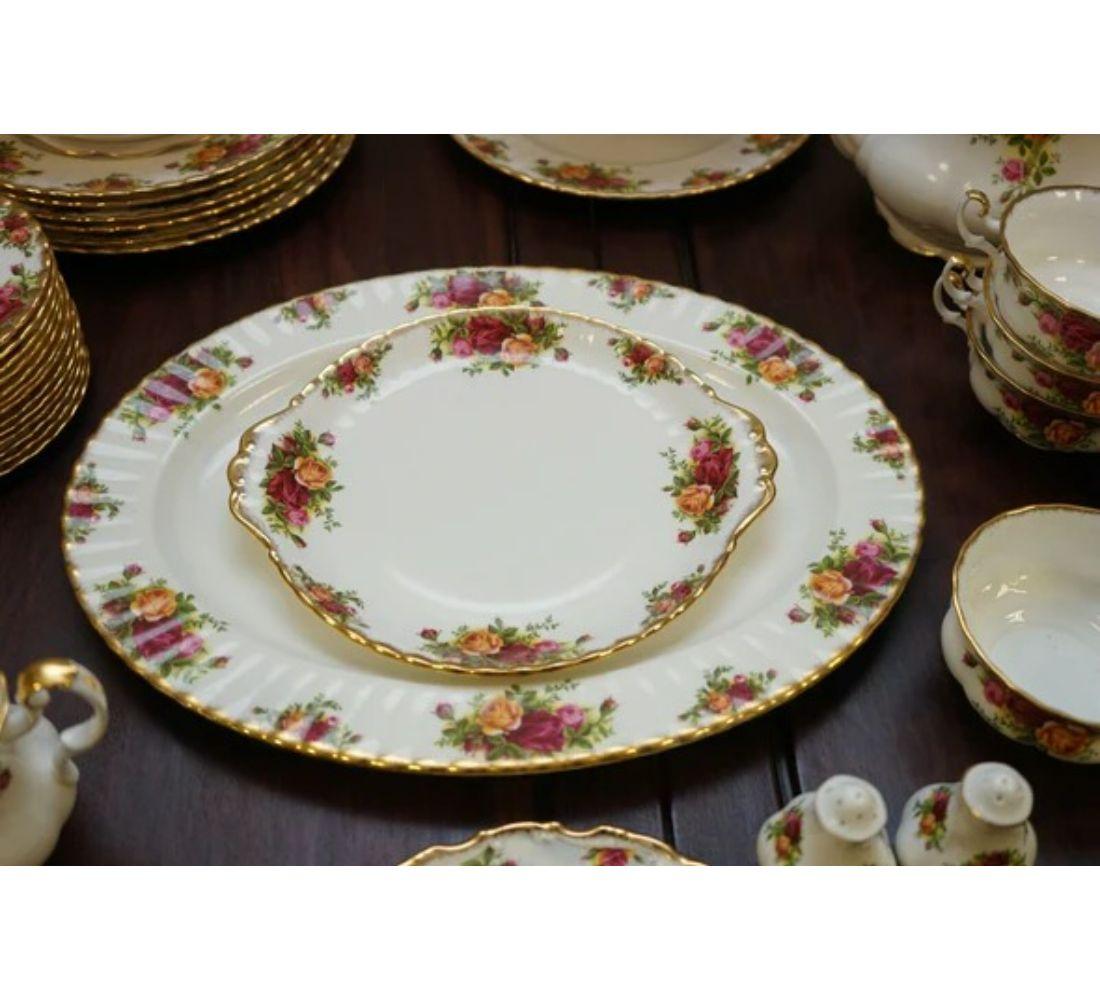 royal albert old country roses tea set value