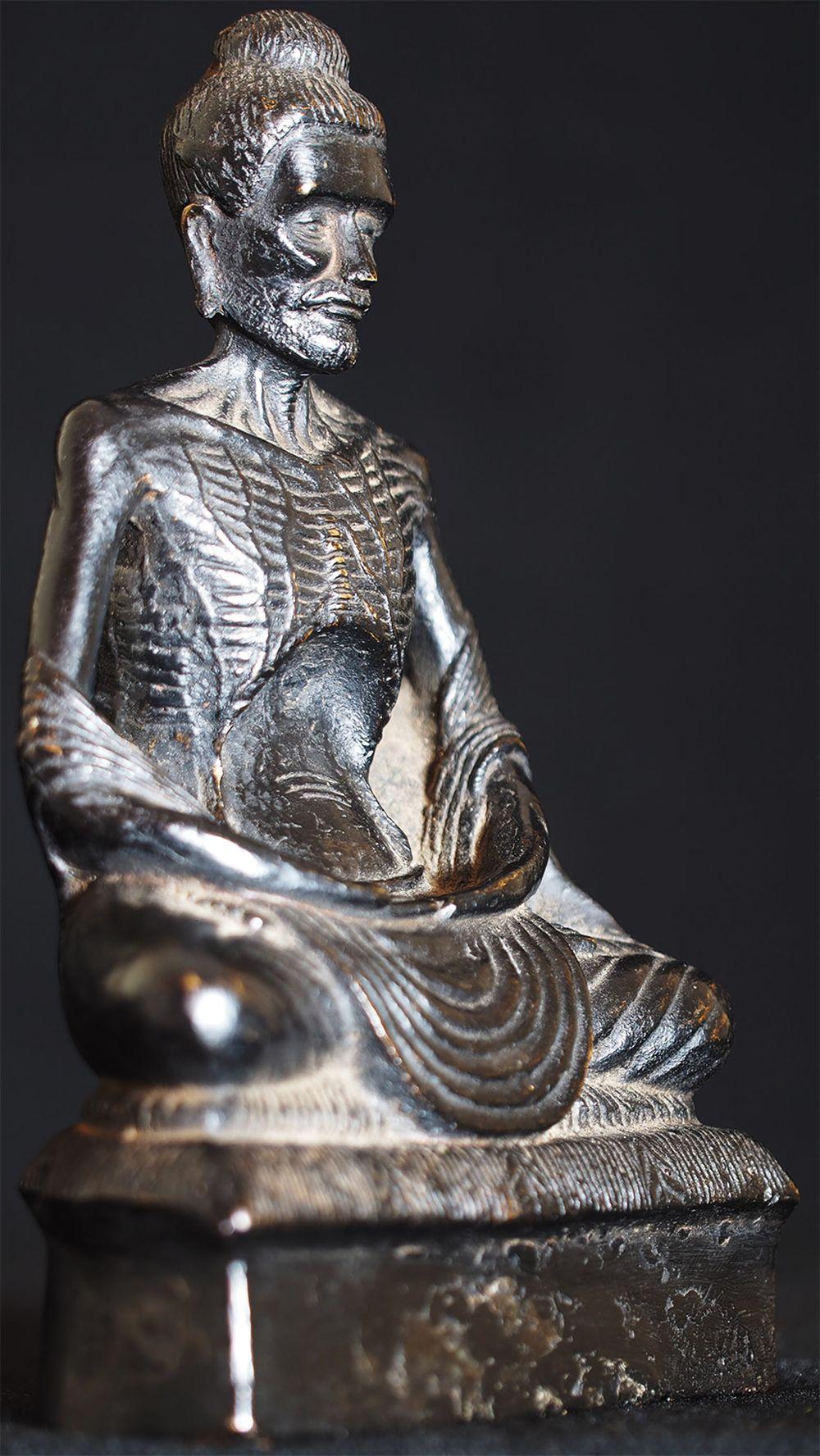 18/19thC Thai Ascetic Buddha-Complex, Compelling, and Very Fine - 9484 For Sale 2