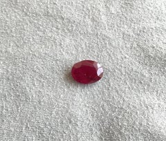 8.71 Carats Burmese No-Heat Ruby Natural Oval Cut Stone For Top Fine Jewelry Gem