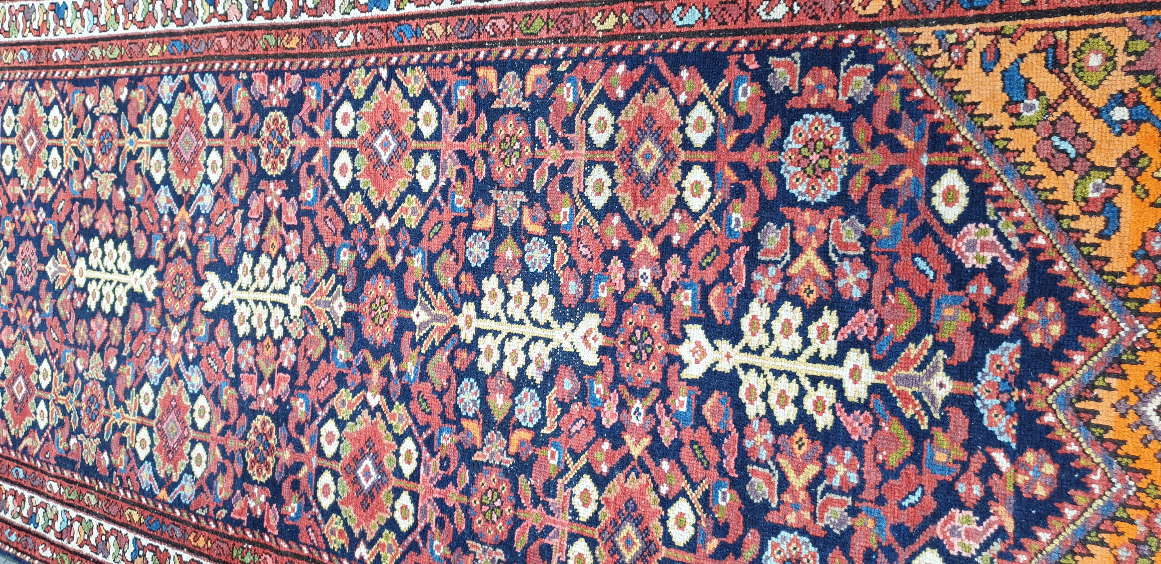 Central Asian 873 - Very Beautiful Antique Kurdish Malayer Rug For Sale