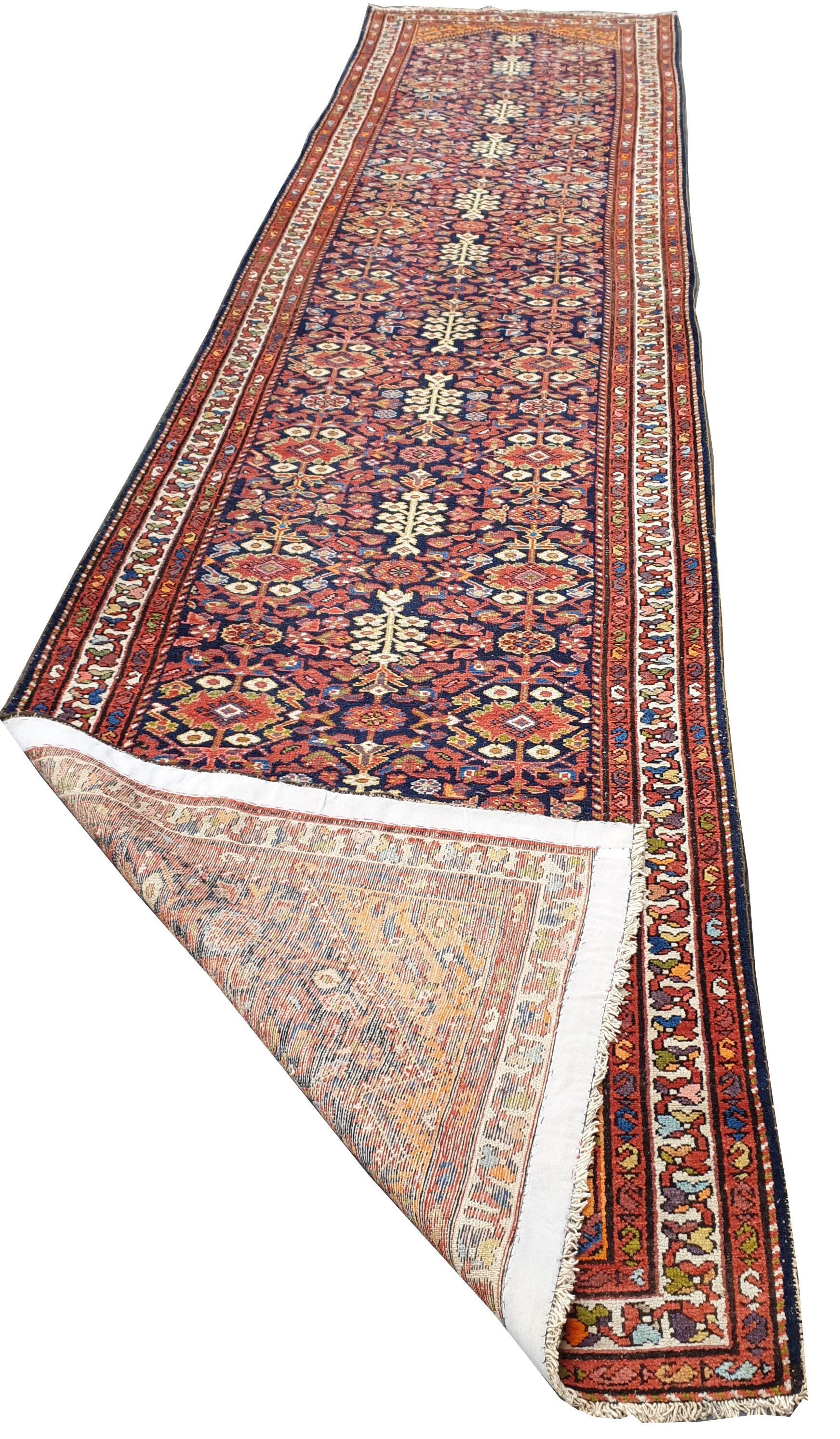 873 - Very Beautiful Antique Kurdish Malayer Rug In Excellent Condition For Sale In Paris, FR