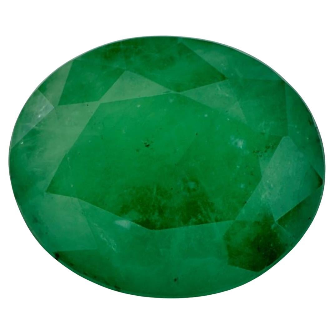 8.74 Ct Emerald Oval Loose Gemstone (pierre précieuse en vrac)