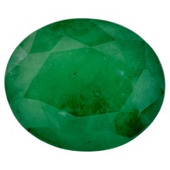 8.74 carati di smeraldo ovale sfuso