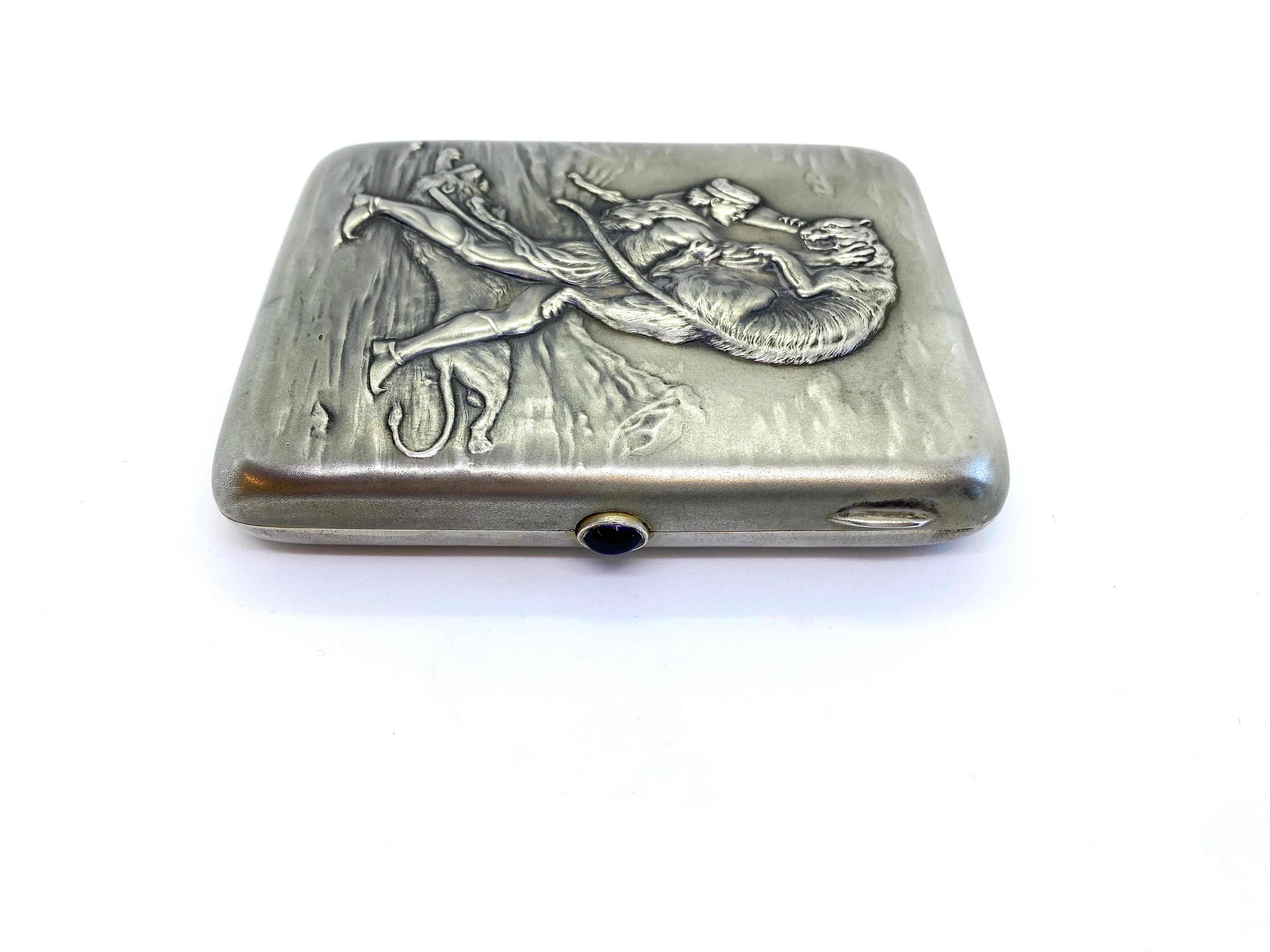 Modern 875 Silver Soviet Union Russia 1950 Cigarette Case a Gift from the President