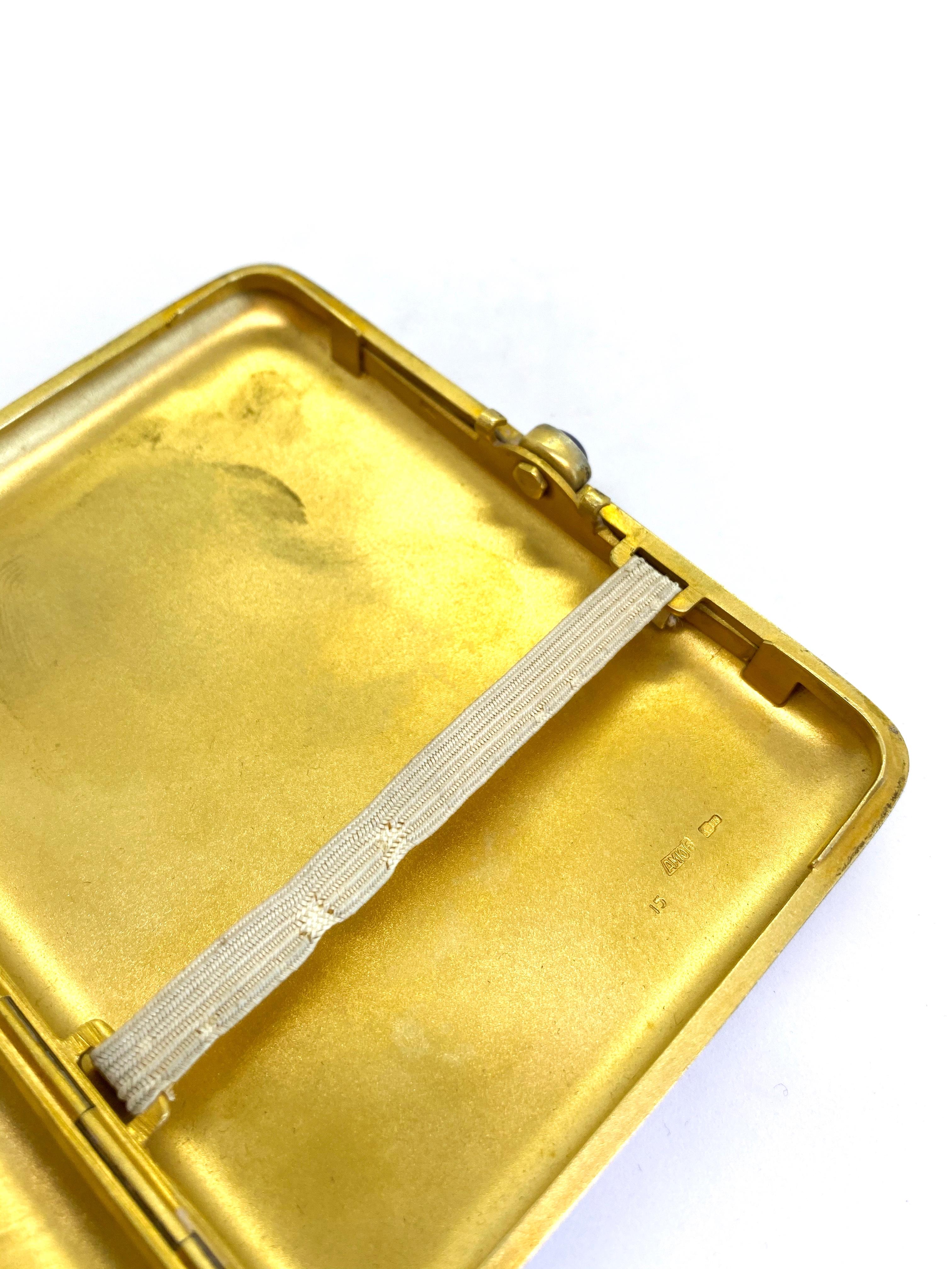 Women's or Men's 875 Silver Soviet Union Russia 1950 Cigarette Case a Gift from the President
