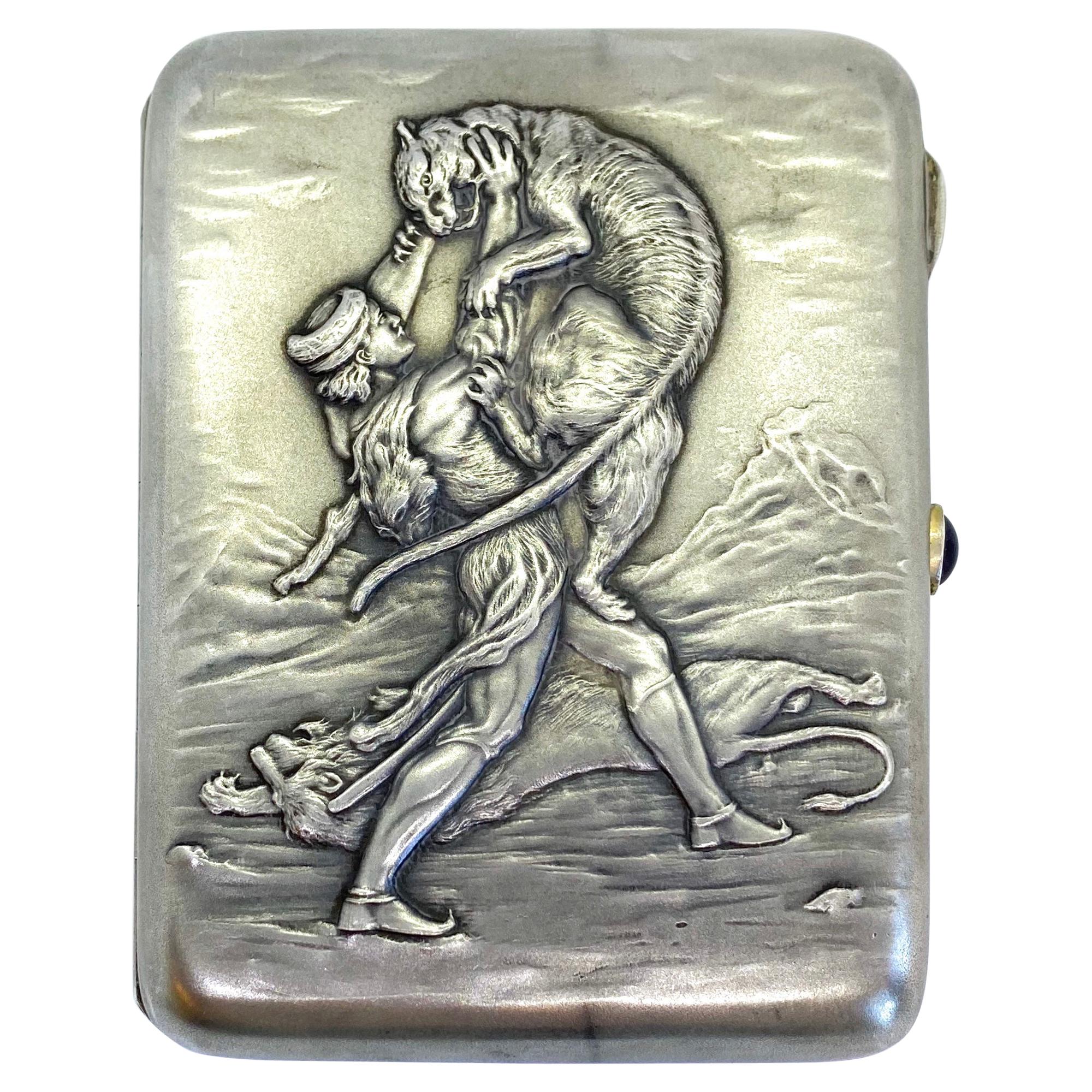 875 Silver Soviet Union Russia 1950 Cigarette Case a Gift from the President